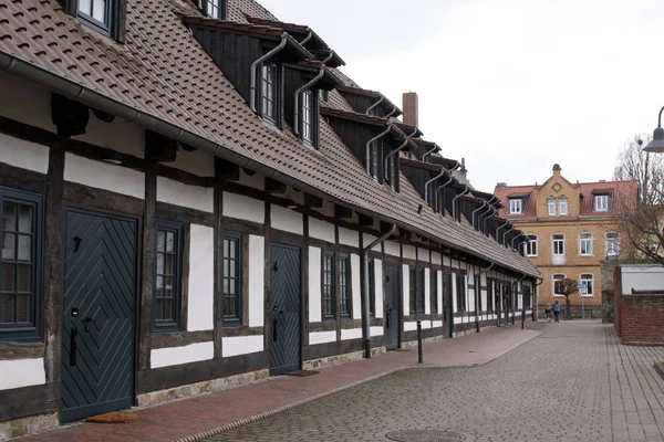 Old Wooden Houses City Strasbourg Alsace France — Stock Photo, Image