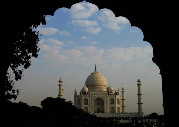 Mausoléu Taj Mahal Famoso Agra Índia — Fotografia de Stock