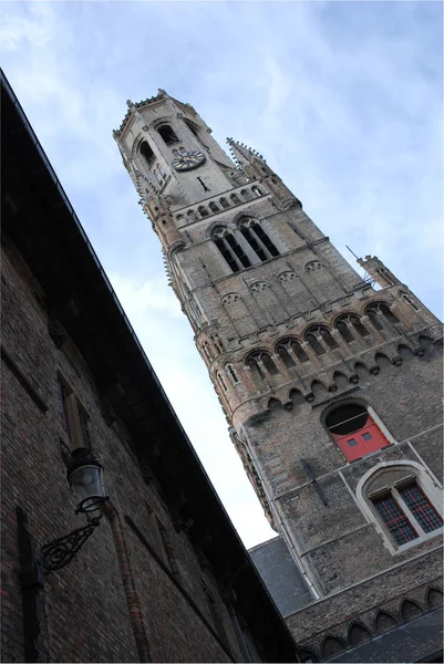 Брюгге Один Старейших Городов Бельгии Множеством Исторических Зданий — стоковое фото