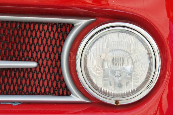 Headlight Ancient Car — Stock Photo, Image