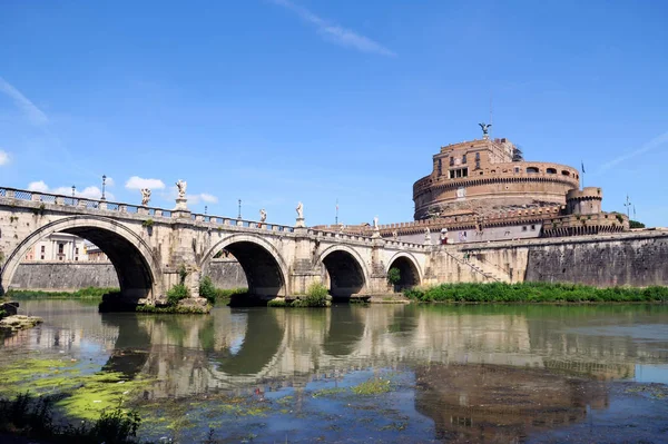 Rome View Castel Sant Angelo — стоковое фото