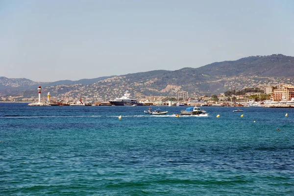 Utsikt Över Havet Från Croisetten Cannes — Stockfoto