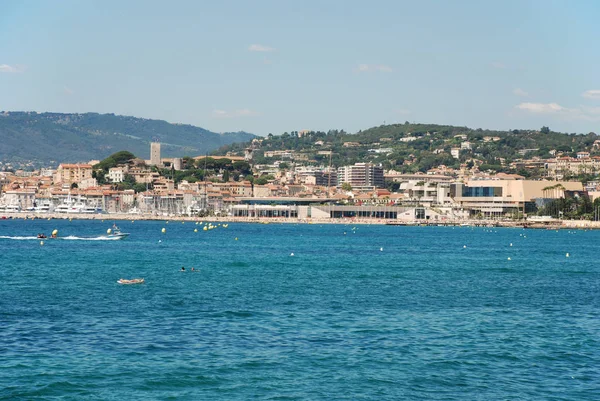 Vista Sobre Mar Partir Croisette Cannes — Fotografia de Stock