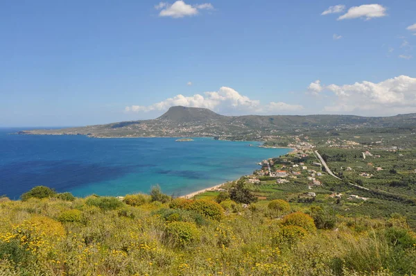 Vista Sobre Paisaje Costa Creta — Foto de Stock