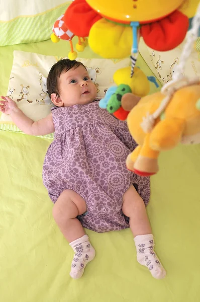 Malebný Pohled Roztomilé Batole Dítě — Stock fotografie