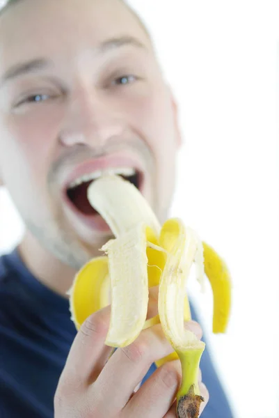 Hombre Comiendo Sándwich — Foto de Stock