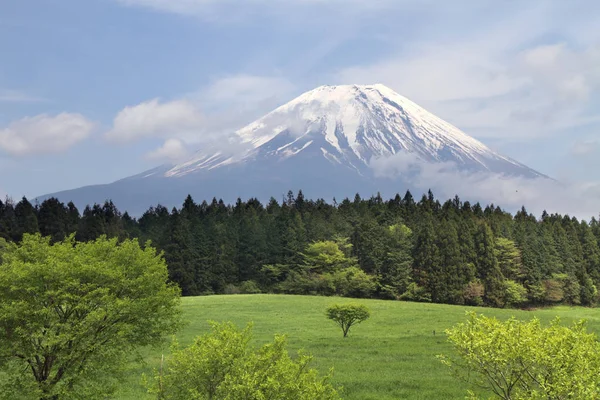 Fuji Dağı Denize Yansıyor — Stok fotoğraf