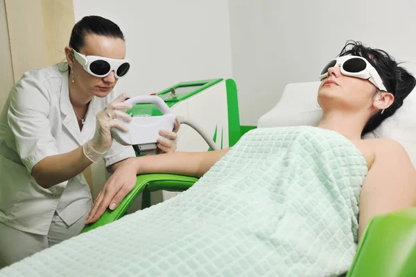 Trattamento Laser Depilazione Cura Della Pelle Spa Beauty Studio — Foto Stock