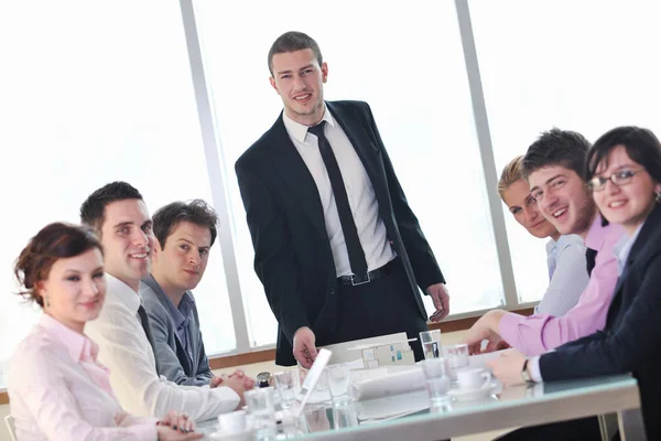 Young Business People Group Have Meeting Conference Room Have Discusion — Stock Photo, Image