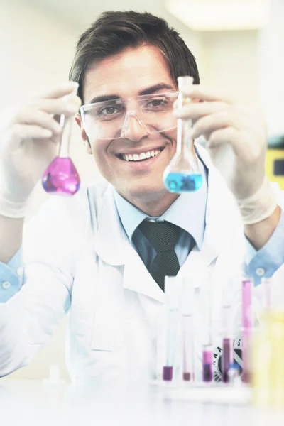 Research Science Doctor Student People Bright Laboratory Representing Chemistry Education — Stock Photo, Image