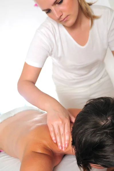 Back Massage Spa Wellness Center Stock Picture