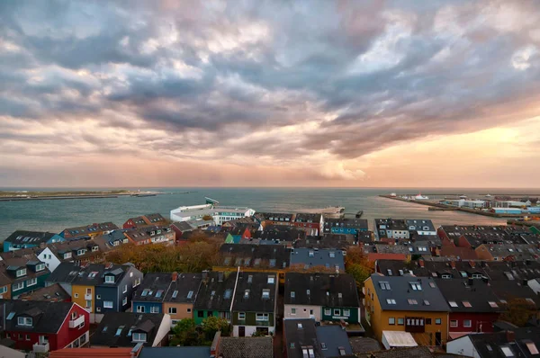 View Lower Town Helgoland - Stock-foto