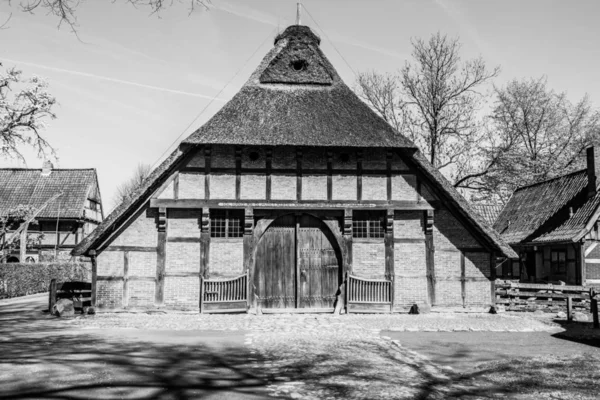 Drewniany Dom Złym Zwischenahn — Zdjęcie stockowe
