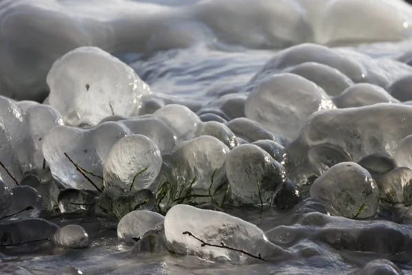 Ice Blocks River — Stock Photo, Image