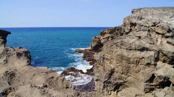 Cliff Cueva Del Indio Arecibo Puerto Rico — Stock Photo, Image