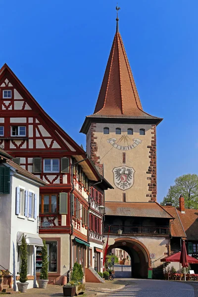 Uvnitř Obertorové Věže Gengenbachu — Stock fotografie