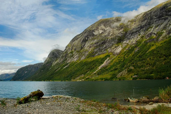 Norsko Přírodním Pozadí — Stock fotografie