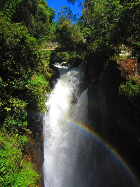 Vue Des Chutes Iguazu Argentine — Photo