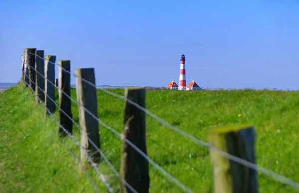 Phare Westerhever Nordfriesland — Photo