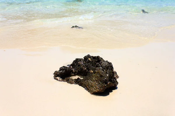 Blue Water Texture Small Stones — Stock Photo, Image