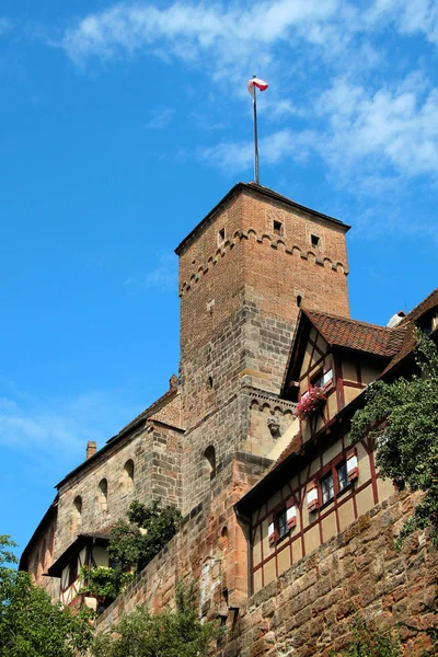 Malebný Pohled Majestátní Středověkou Architekturu — Stock fotografie