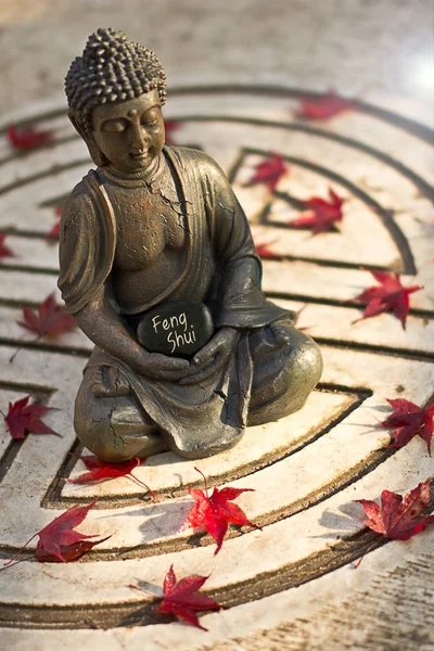 Medytacja Filozofia Buddyjska Postać Buddy — Zdjęcie stockowe
