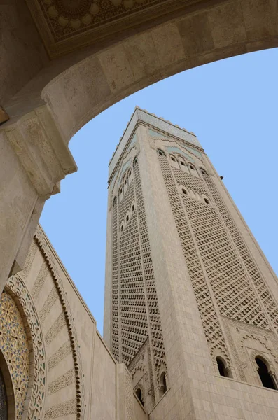 Mezquita Hasan Casablanca Morocco — Foto de Stock