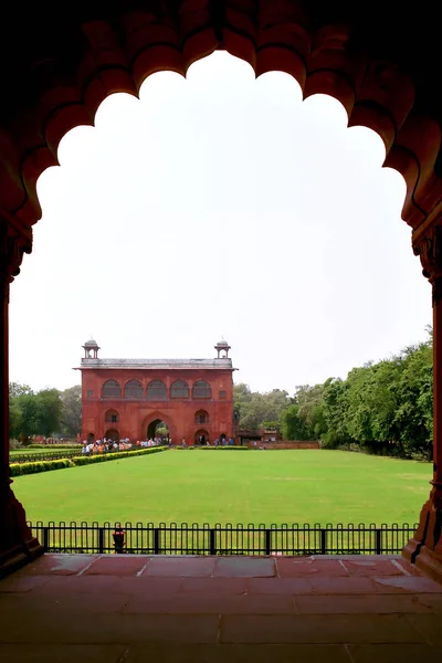 Famoso Fuerte Delhi También Conocido Como Lal Qil Patrimonio Humanidad — Foto de Stock
