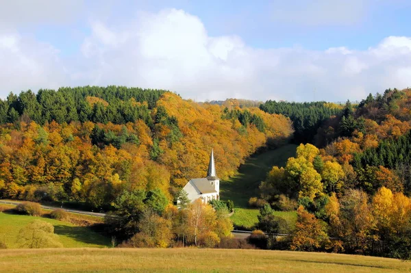 Walholzkirche Morbach Surrounding Landscape — Stock Photo, Image