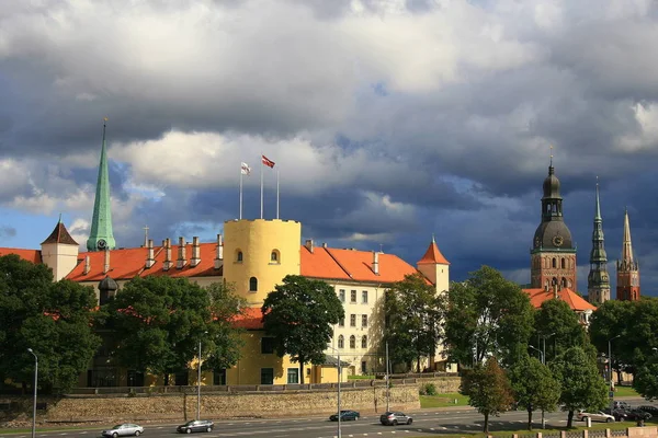 Stadt Europa Architektur Baltikum Altstadt Stadt Tourismus Lettland Riga — Stockfoto