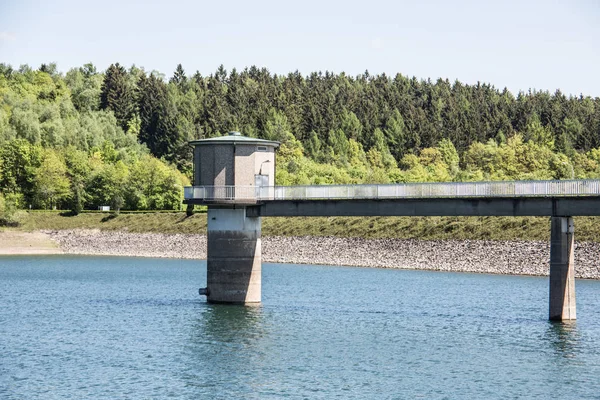 Breitenbach Dam Verwijderpunt Met Dam — Stockfoto