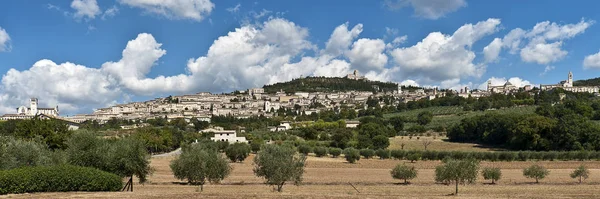 Assisi Είναι Μια Πόλη Λόφο Στην Κεντρική Ιταλία Umbria Περιοχή — Φωτογραφία Αρχείου