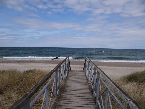 Baltic Παραλία Ταξιδιωτική Έννοια — Φωτογραφία Αρχείου