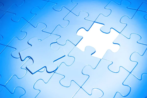 Puzzle Sfondo Concetto Business — Foto Stock