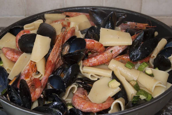 Hidangan Laut Tradisional Italia — Stok Foto