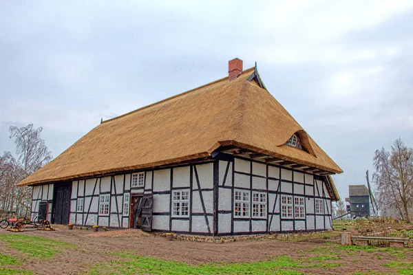 Фермерський Будинок Мекленбурзі Померанії — стокове фото
