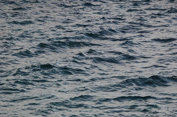 Μπλε Μοτίβο Υφής Νερού Μεσημέρι Στον Ατλαντικό Ωκεανό — Φωτογραφία Αρχείου