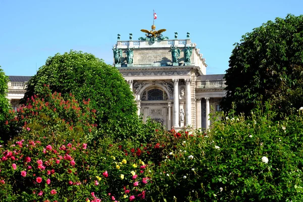 Hofburg Wien Denkmal Und Denkmal Heldenplatz — Stockfoto