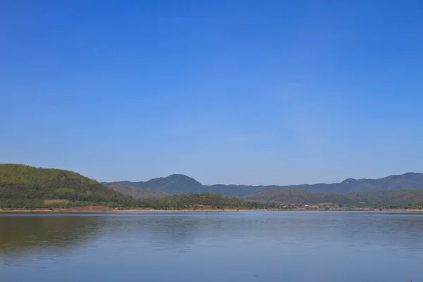 Vistas Sobre Reservatório Barragem Kaengkrachan Phetchaburi Tailândia — Fotografia de Stock