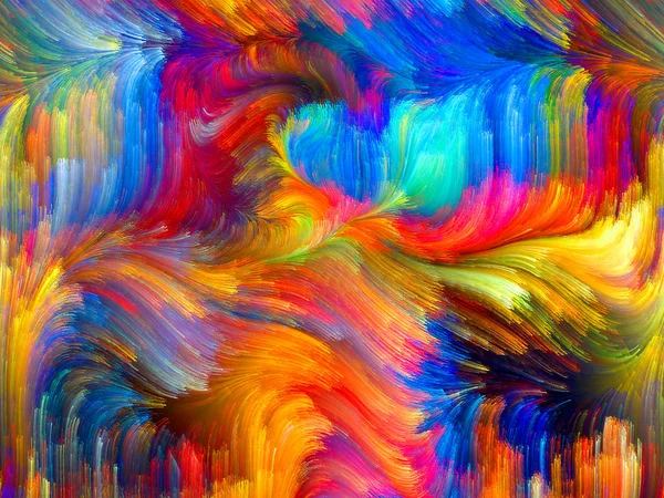 Kleuren Bloei Serie Abstracte Regeling Van Fractal Kleur Texturen Geschikt — Stockfoto