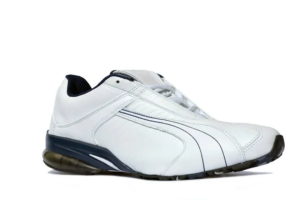 Chaussures Course Homme Sur Blanc — Photo