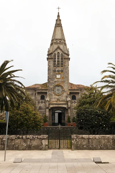 Iglesia Santa Cristina Ramallosa Sabaris Bayona Pontevedra Galicia España — Foto de Stock