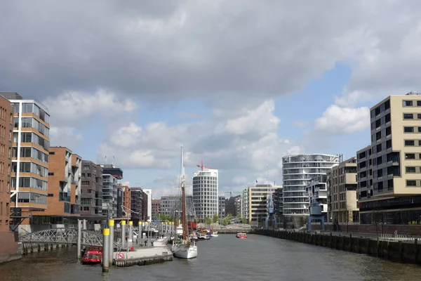 Puerto Ciudad Hamburguesburgo — Foto de Stock