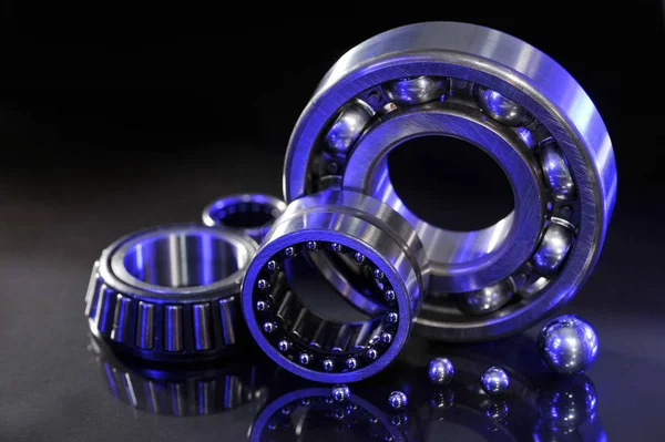 Closeup Different Ball Bearing Light — Photo