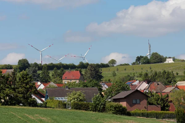 Turbine Eoliche Bermersheim — Foto Stock