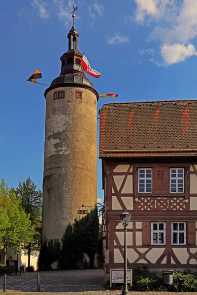 Tauberbischofeim的塔和城堡 — 图库照片