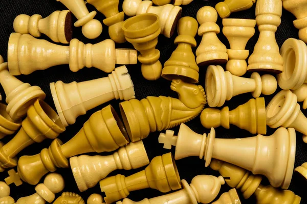 Šachy Vzorek Textury Černém Pozadí — Stock fotografie