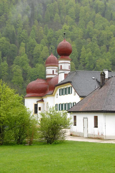 Szent Bertalan Koenigssee Ben — Stock Fotó