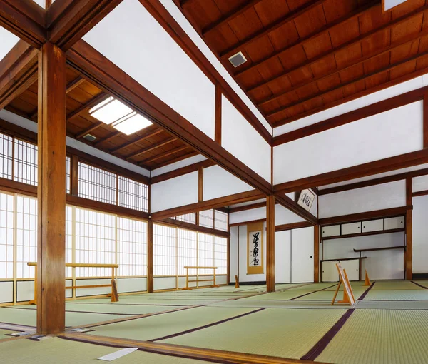 Sala Tatami Templo Tenryuji Daihoujyo Arasiyama Kyoto Japão — Fotografia de Stock