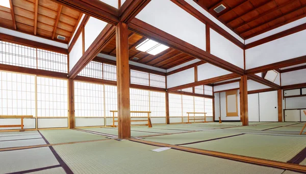 Sala Tatami Templo Tenryuji Daihoujyo Arasiyama Kyoto Japão — Fotografia de Stock
